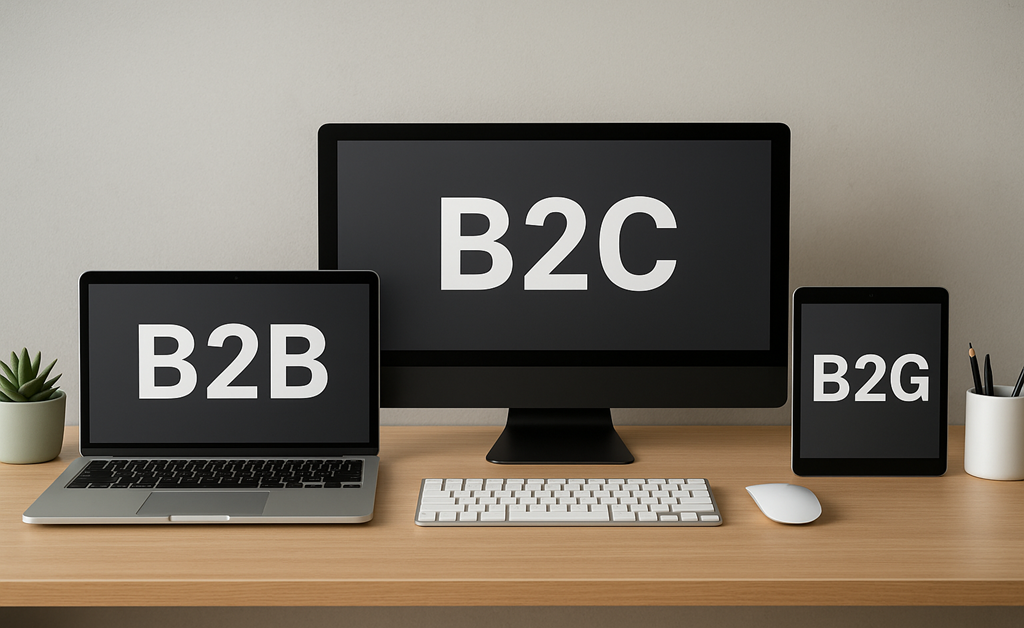 B2B, B2C, B2G websites