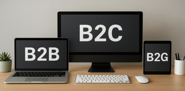 B2B, B2C, B2G websites